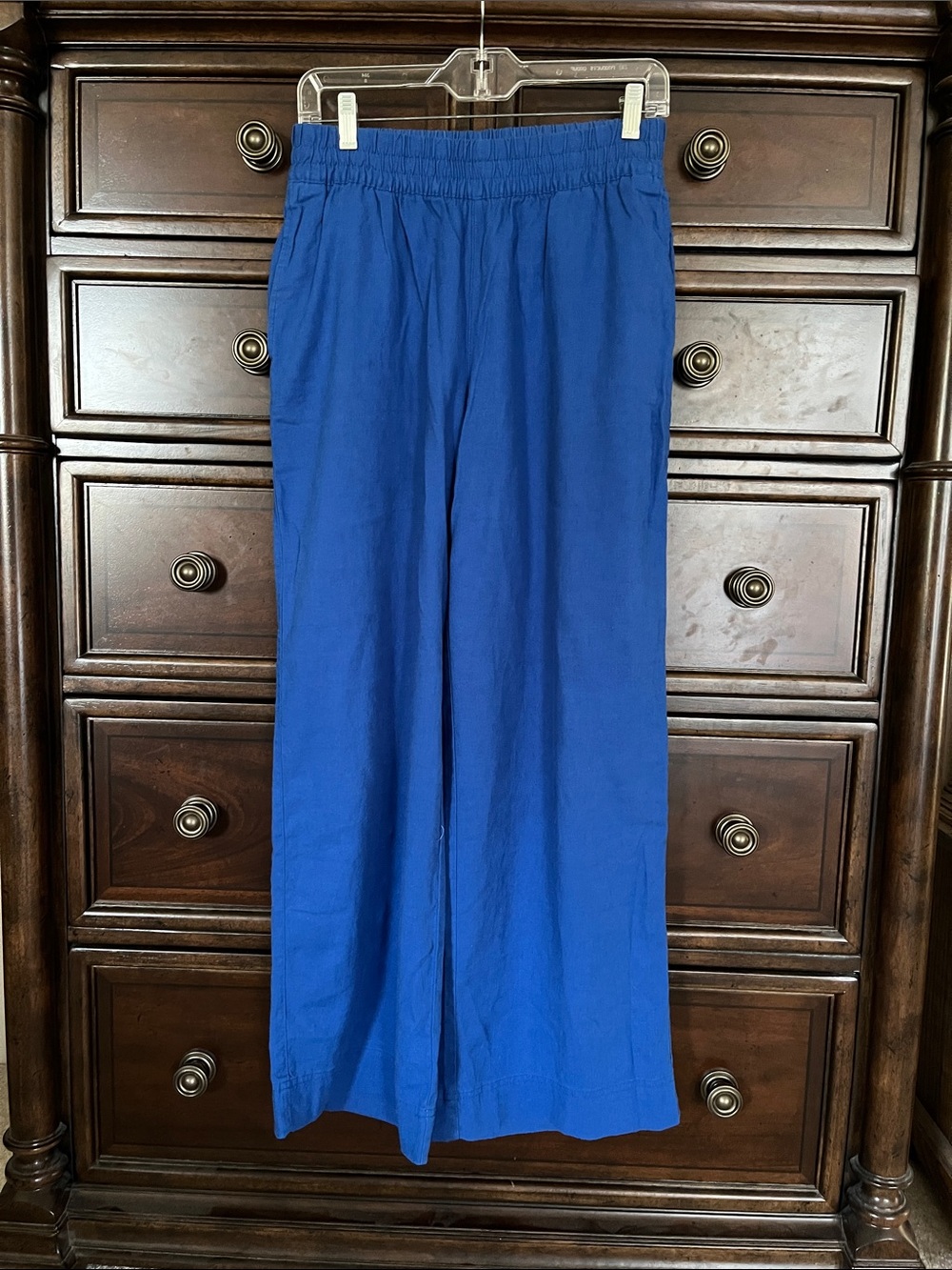 Old Navy High Rise Wide Leg Linen Blend Pants